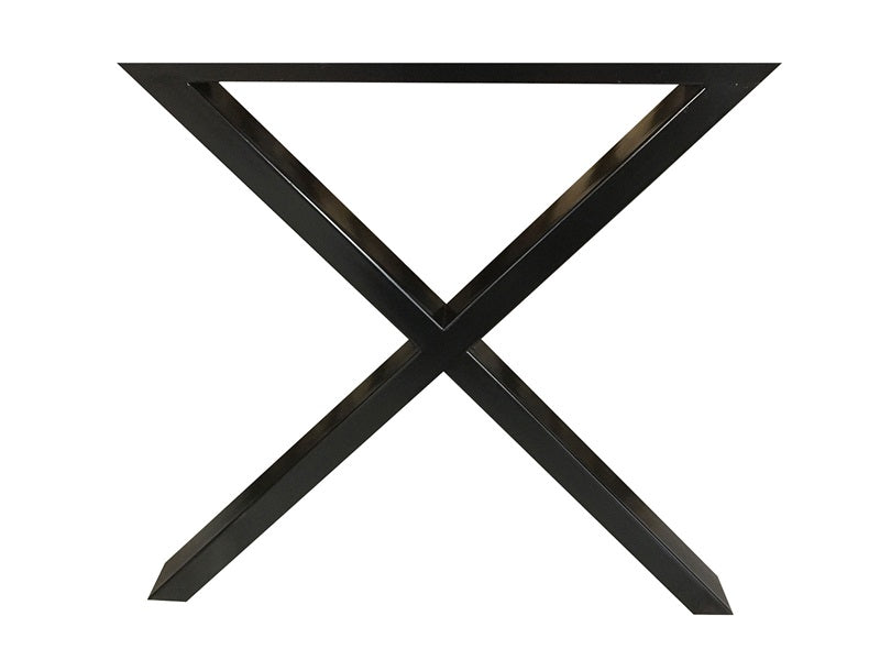 1 stk. X base stel, sort metal, sæt a 2 stk.