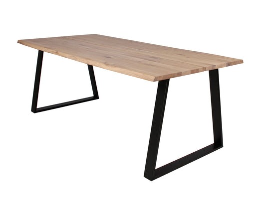 1 stk. Trapez stel, sort stål, sæt a 2 stk.