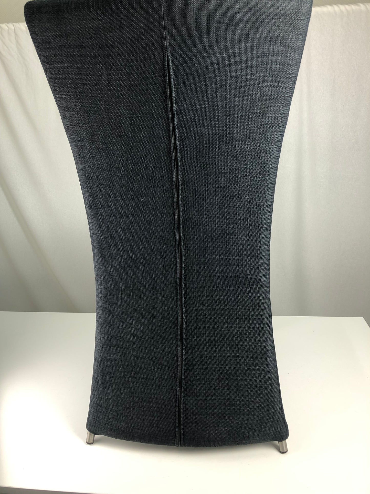 1 stk. Spisebordsstol med grå meleret stof