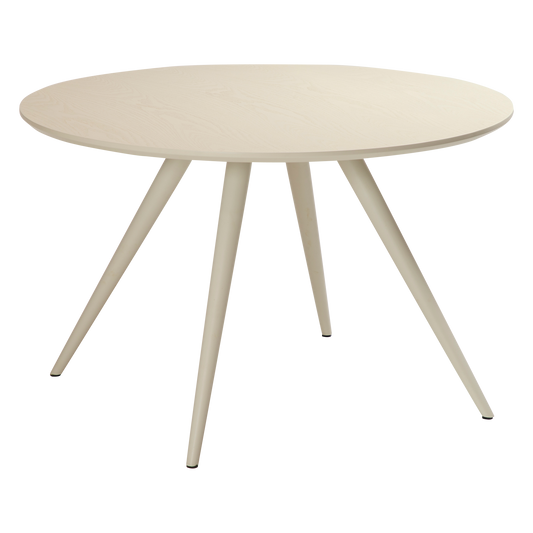 1 stk. ECLIPSE Bordplade rund Ø-120 cm. eg hvid pigmenteret.