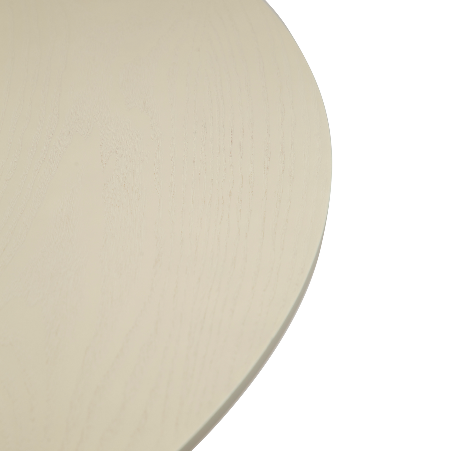 1 stk. ECLIPSE Bordplade rund Ø-120 cm. eg hvid pigmenteret.