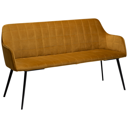 1 stk. EMBRACE Bænk Bronze Fløjl - Flammehæmmende