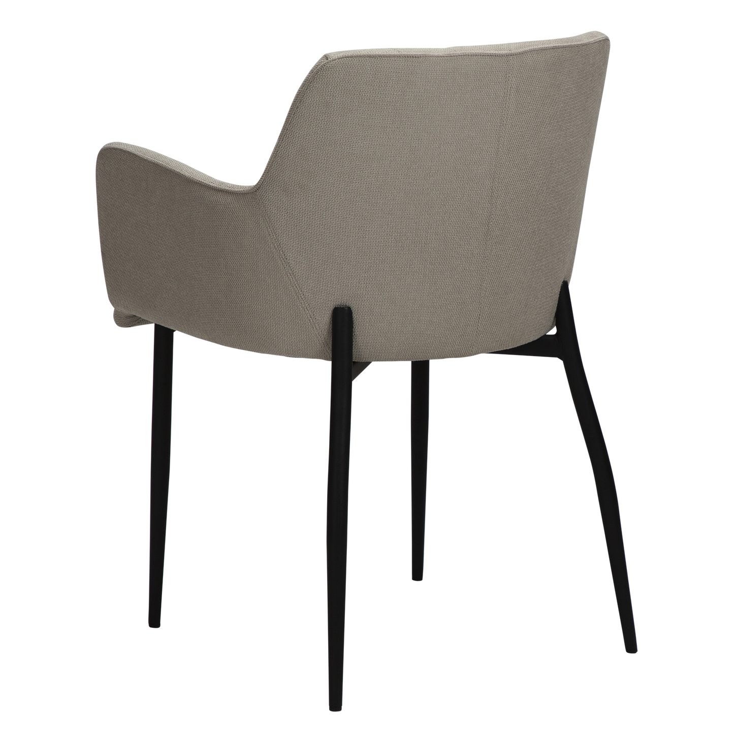 2 stk. ROMBO Stol beige, sort metal