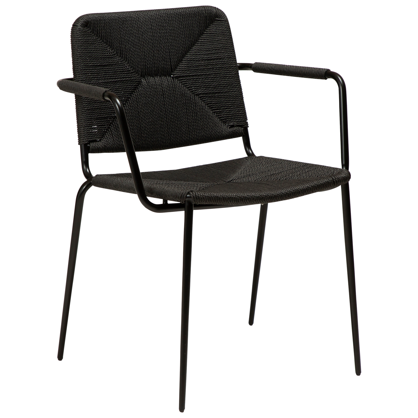 2 stk. STILETTO Stol, sort snor, sort metal.