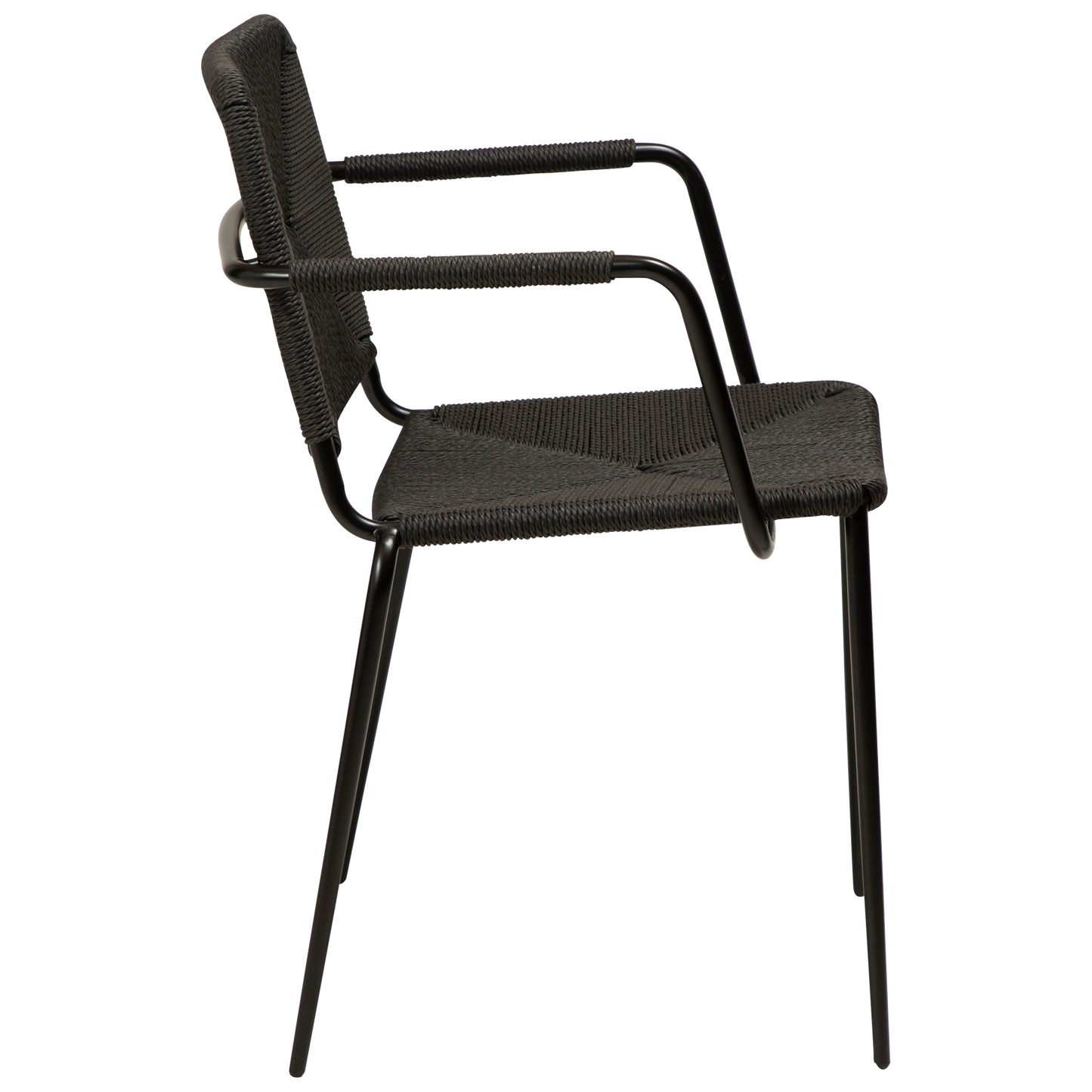 2 stk. STILETTO Stol, sort snor, sort metal.